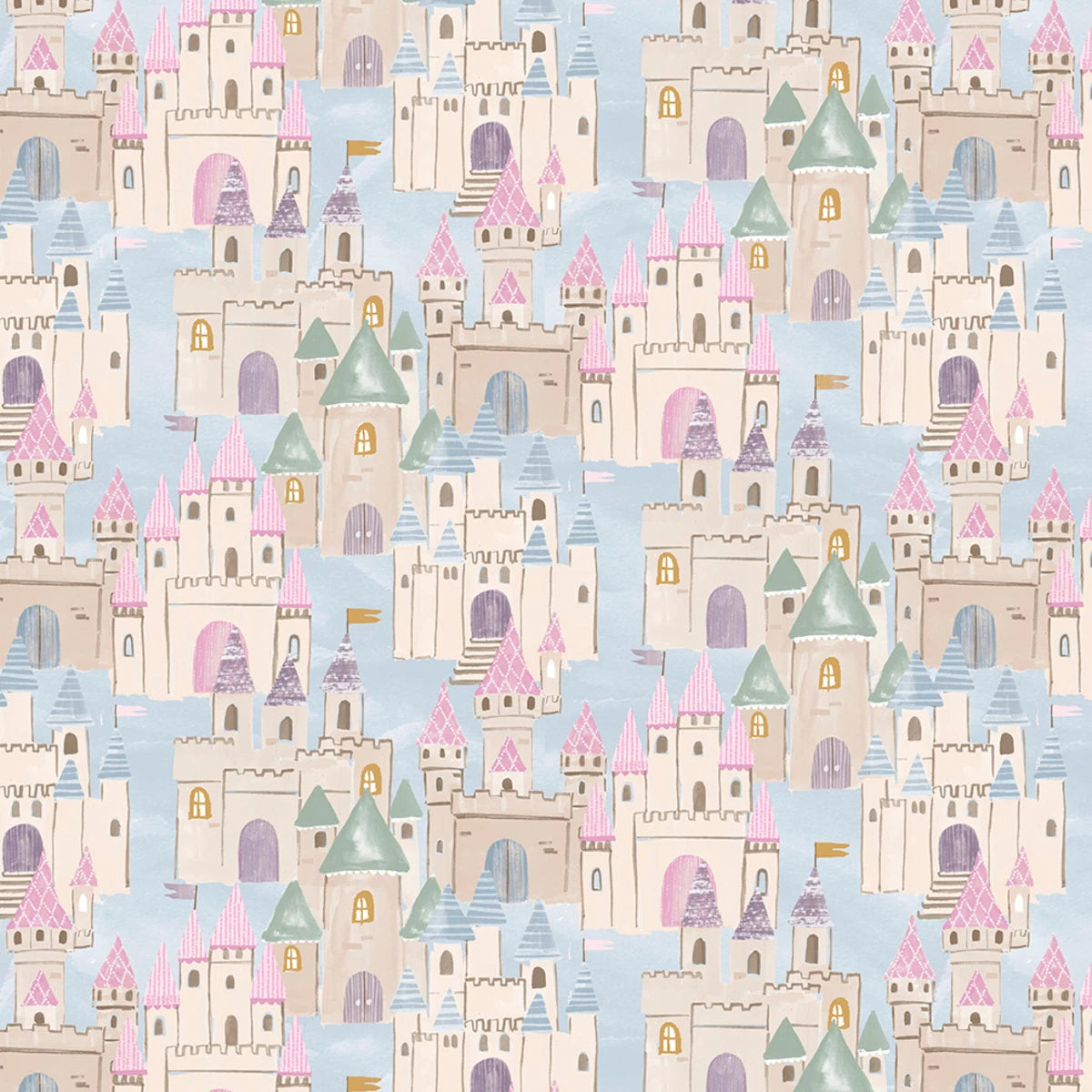 Princess Castle FLANNEL 24536 Enchanting FLANNEL