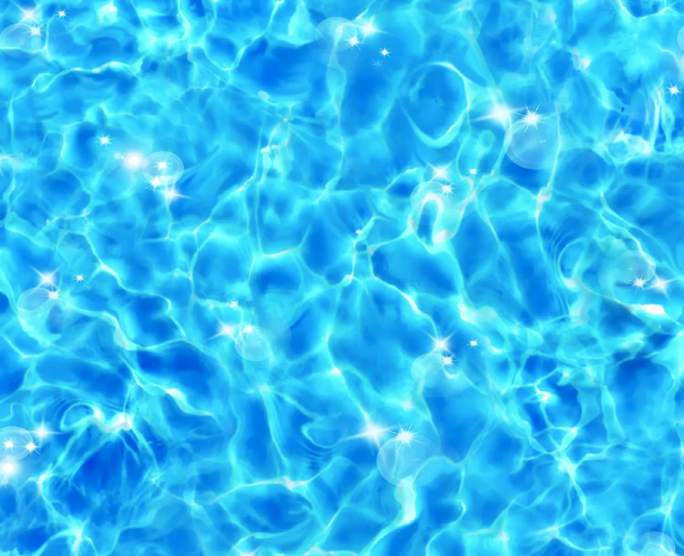 Blue Pool Water Cotton Fabric 59-7861 Waves Blue Water Fabric