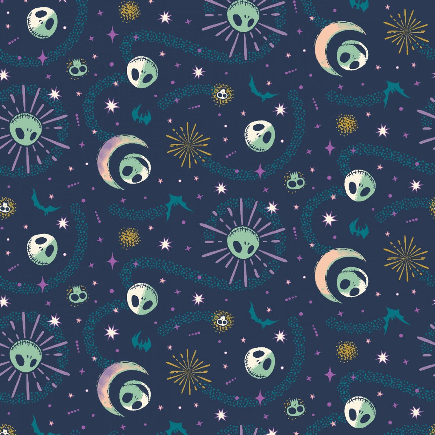 Disney Jack Skellington fabric 77303 Nightmare Before Christmas