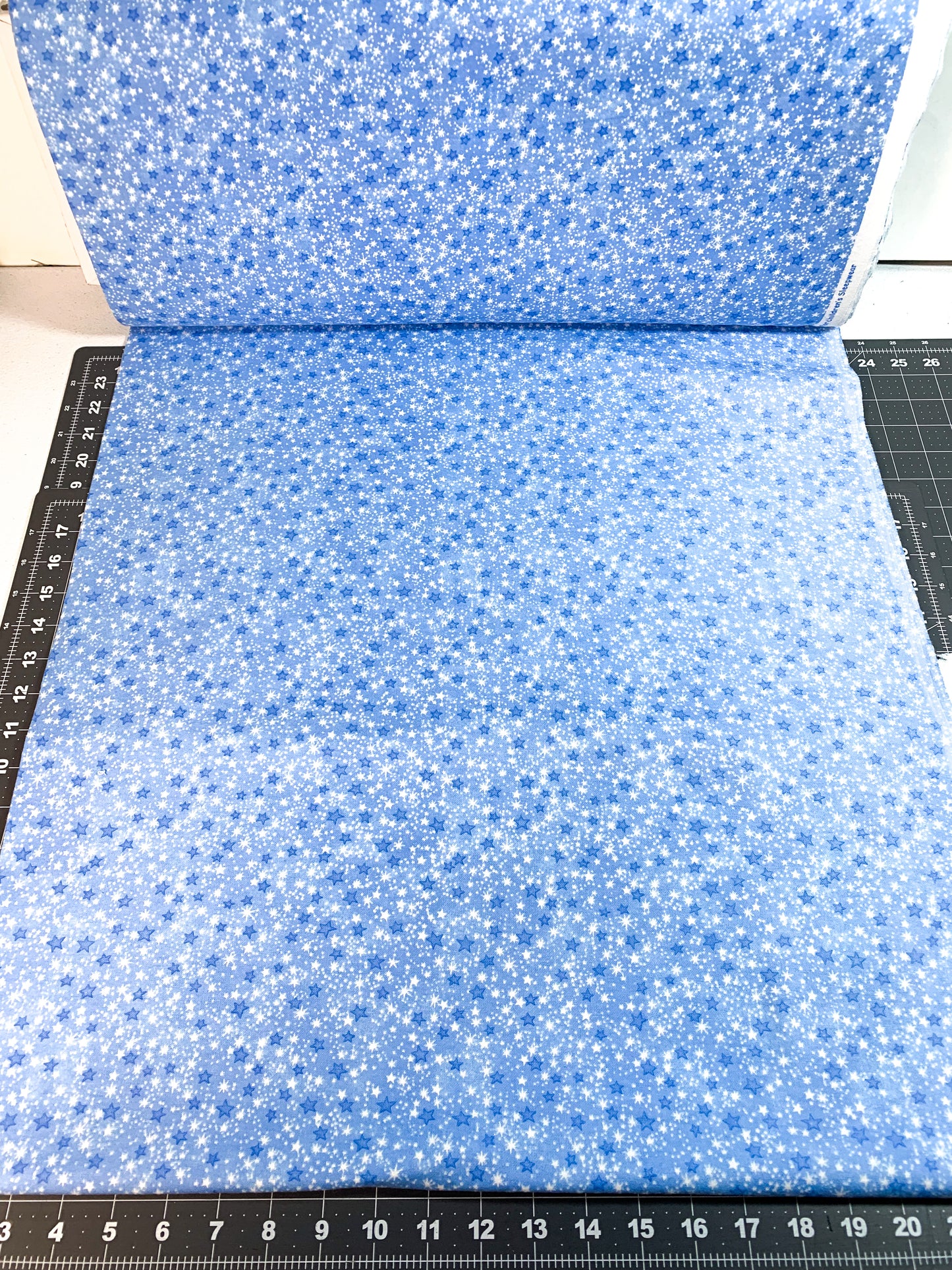 Blue Mini Stars FLANNEL 9831-11 Space Flannel