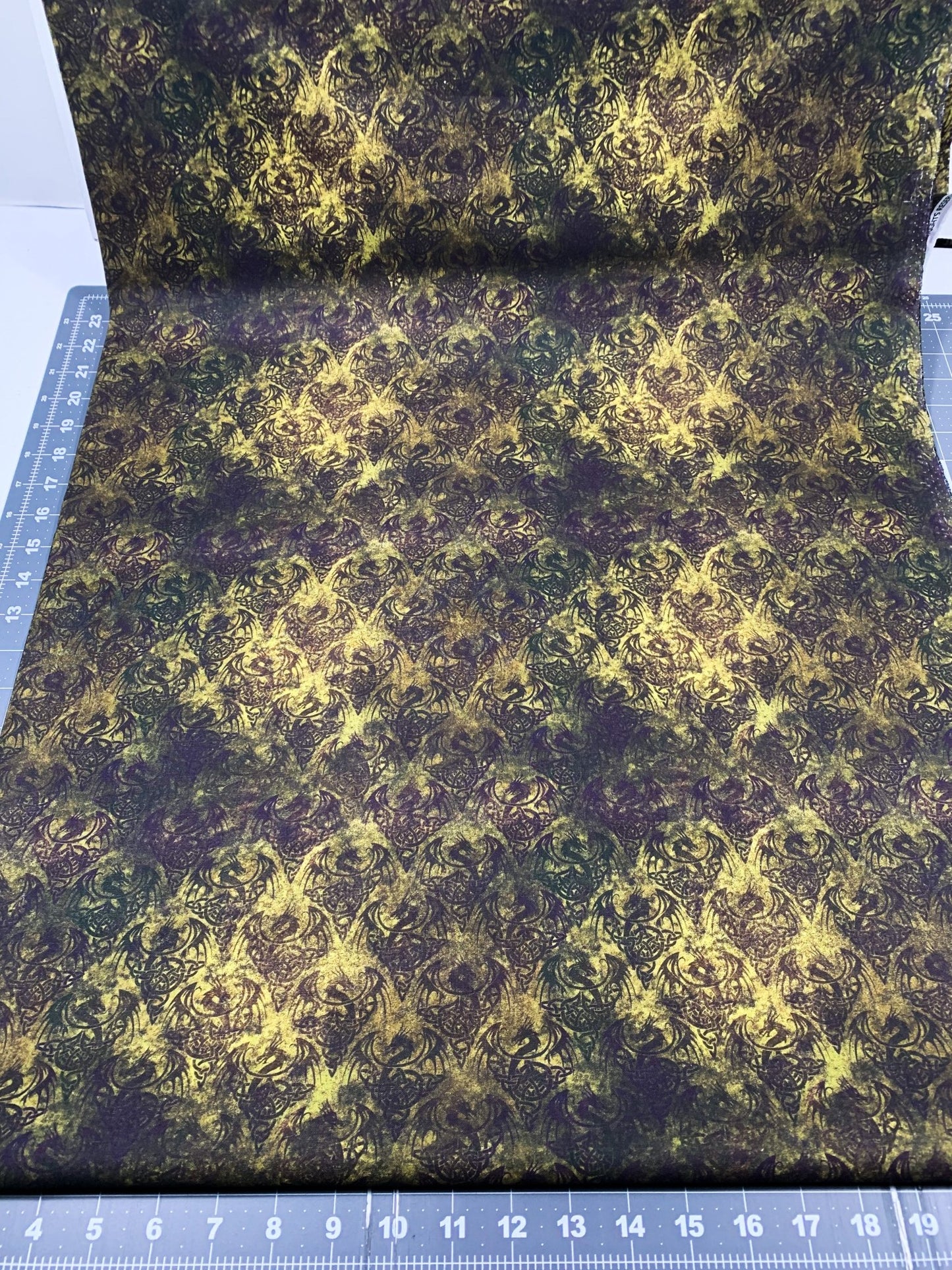 Brown Dragon Fabric CD3067 Dragon Shadow - Mary Jo Fabrics