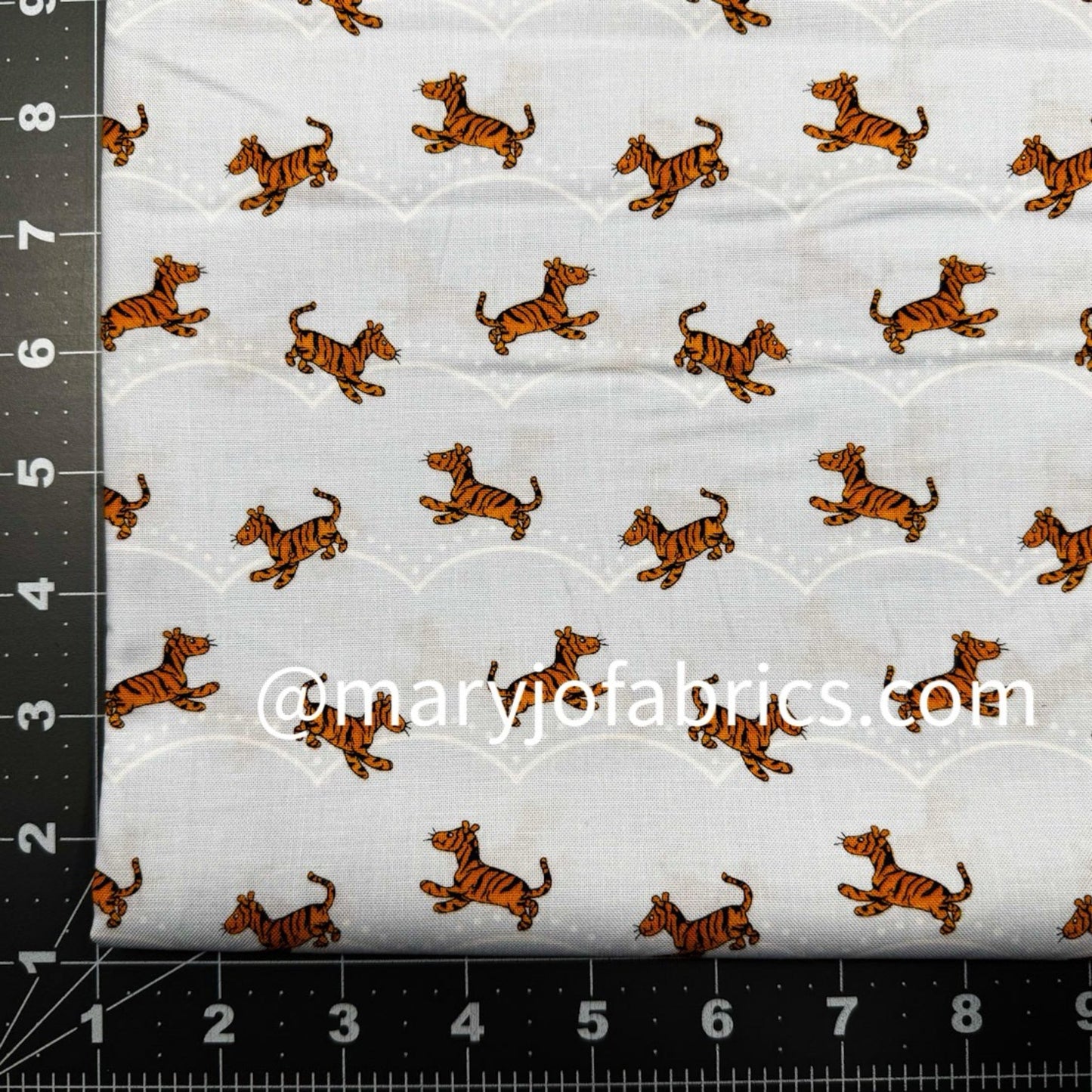 Classic Tigger Fabric 8722 - 11 Lt Blue Winnie the Pooh - Mary Jo Fabrics