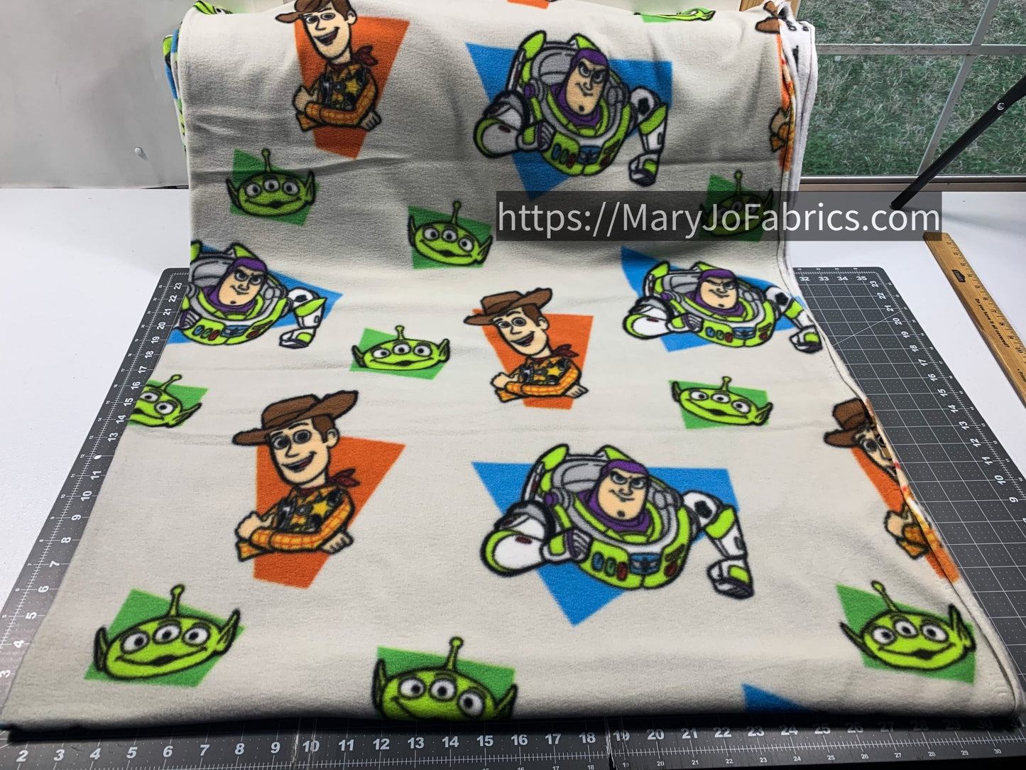 Disney Toy Story FLEECE 78724 Woody Buzz Lightyear - Mary Jo Fabrics
