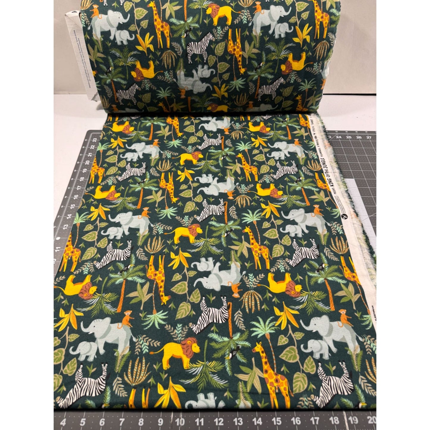 King of the Jungle FLANNEL 54667F Lion Flannel - Mary Jo Fabrics