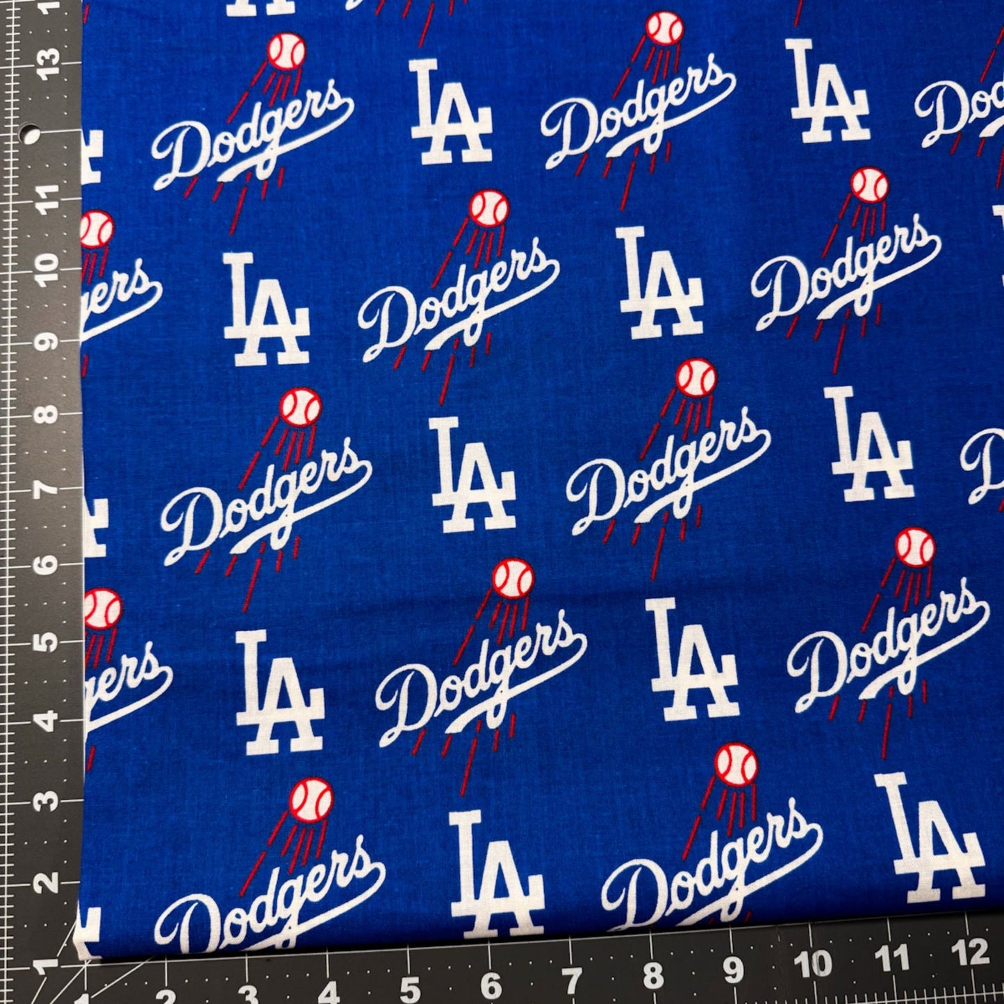 Los Angeles Cotton fabric MLB Cotton - Mary Jo Fabrics