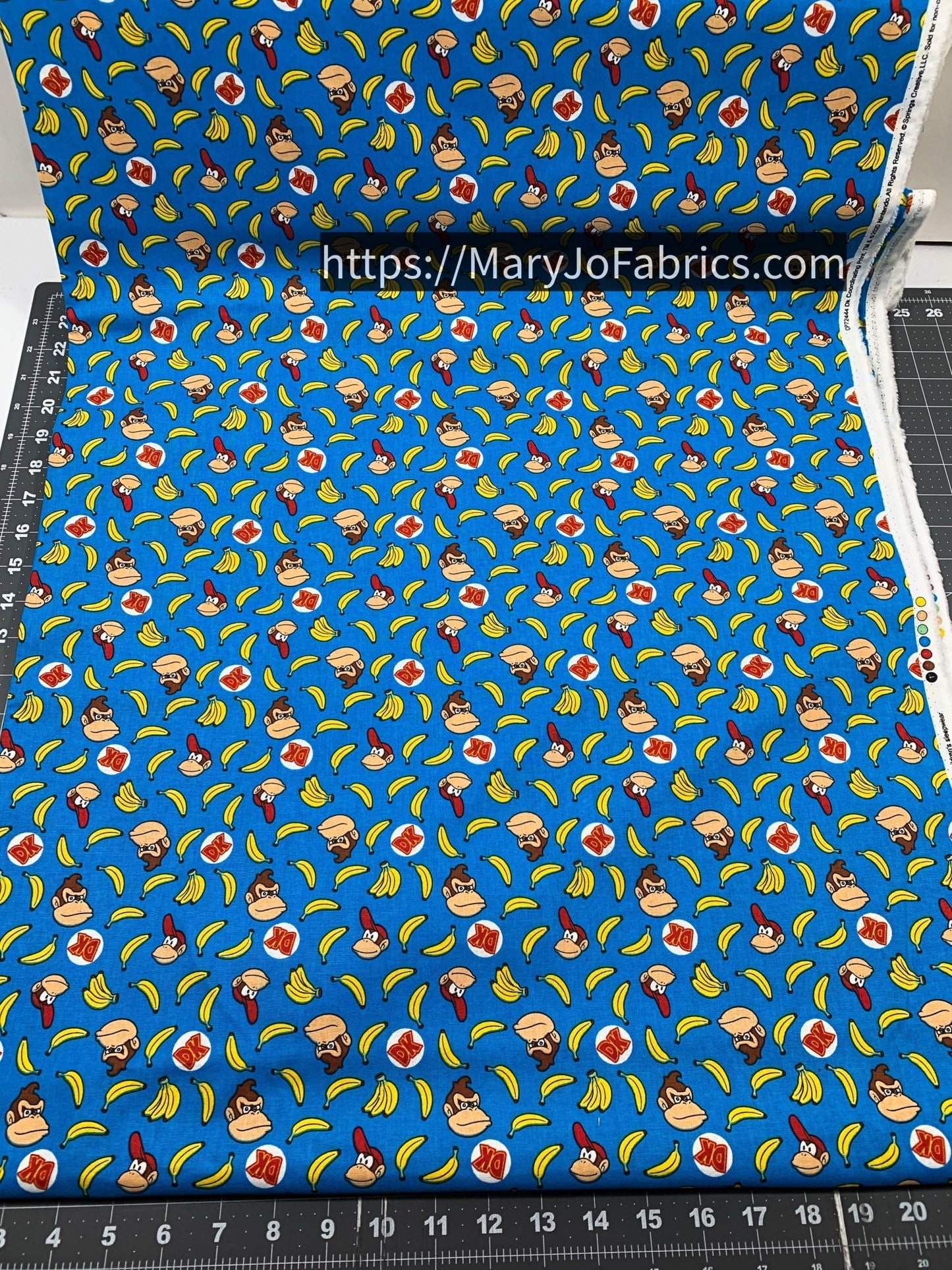Nintendo Donkey Kong fabric CP72444 Video Game Fabric - Mary Jo Fabrics