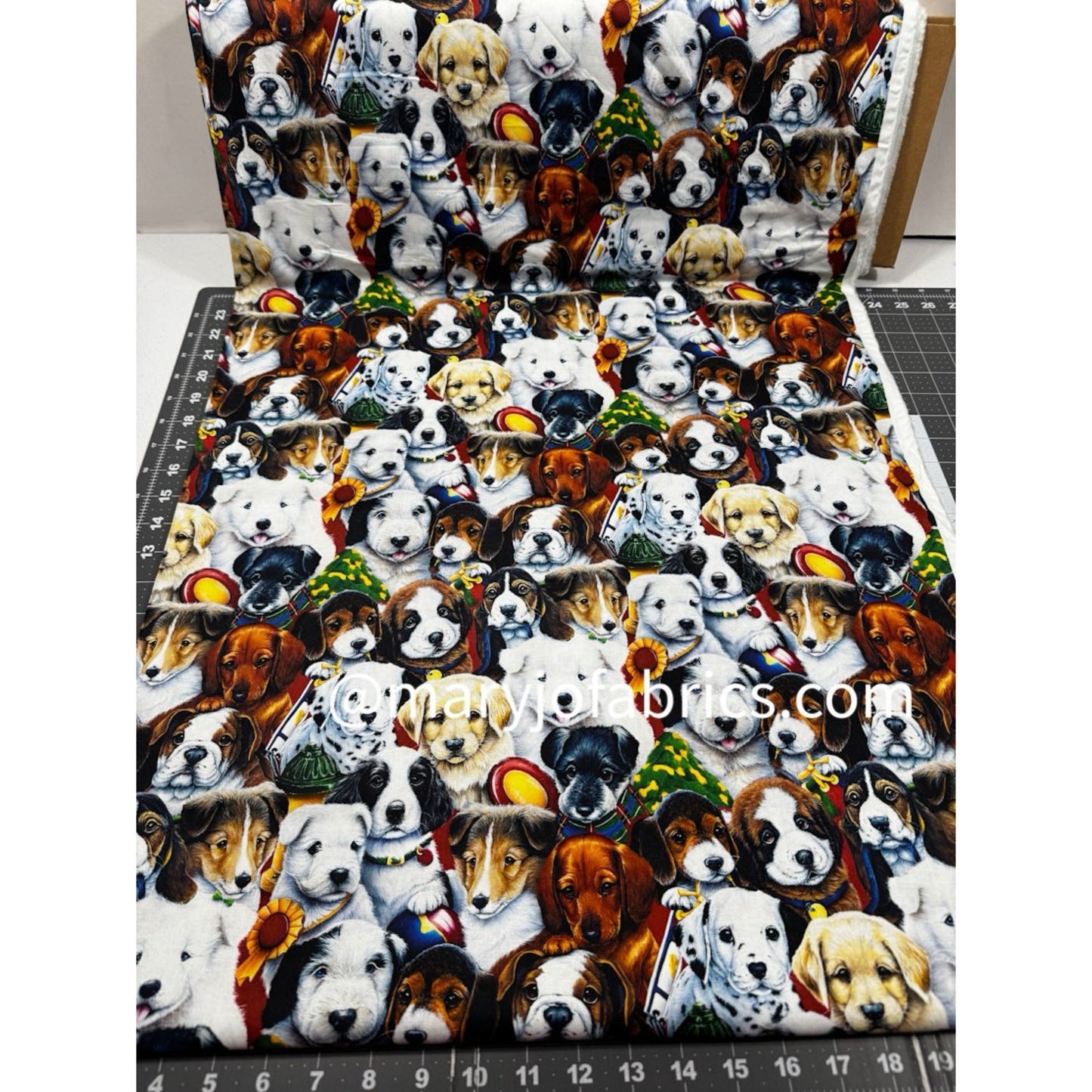 Picture Day Dog Fabric Cotton AL - 4701 - 1C - Mary Jo Fabrics