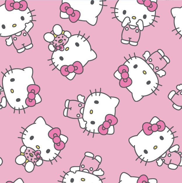 Pink Sweet Hello Kitty Fabric CP81503 Sanrio - Mary Jo Fabrics