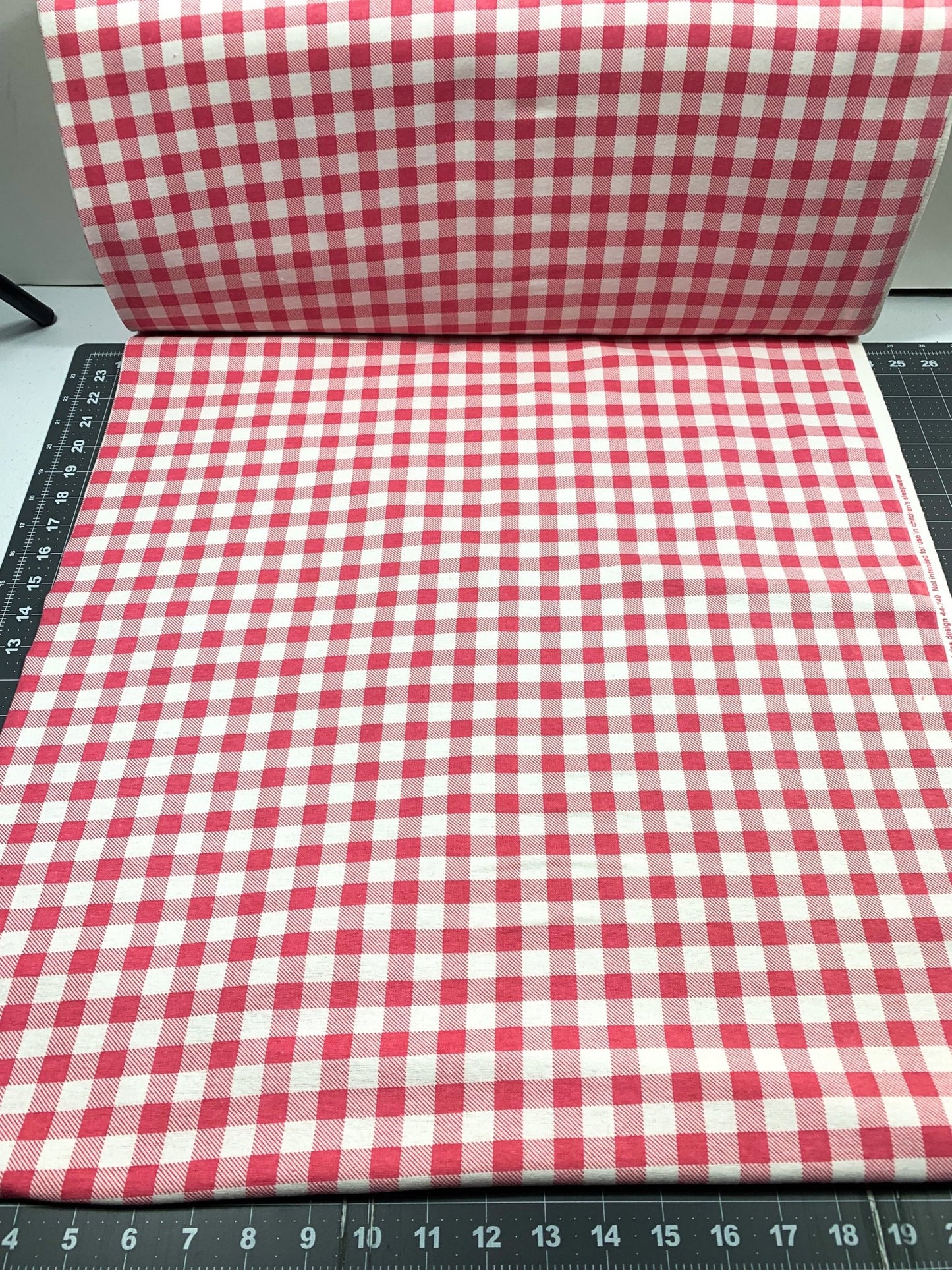 Pink White Plaid FLANNEL 44 - 7495 Buffalo Plaid Fun Flannels - Mary Jo Fabrics