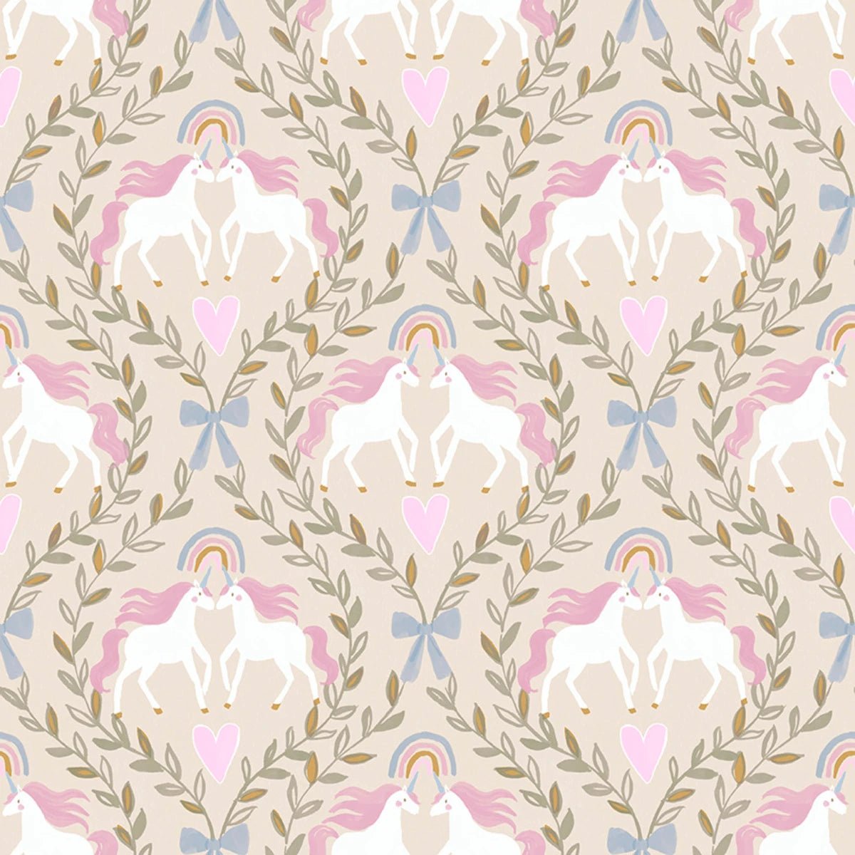 Princess Castle FLANNEL 24533 Enchanting Unicorn Flannel - Mary Jo Fabrics