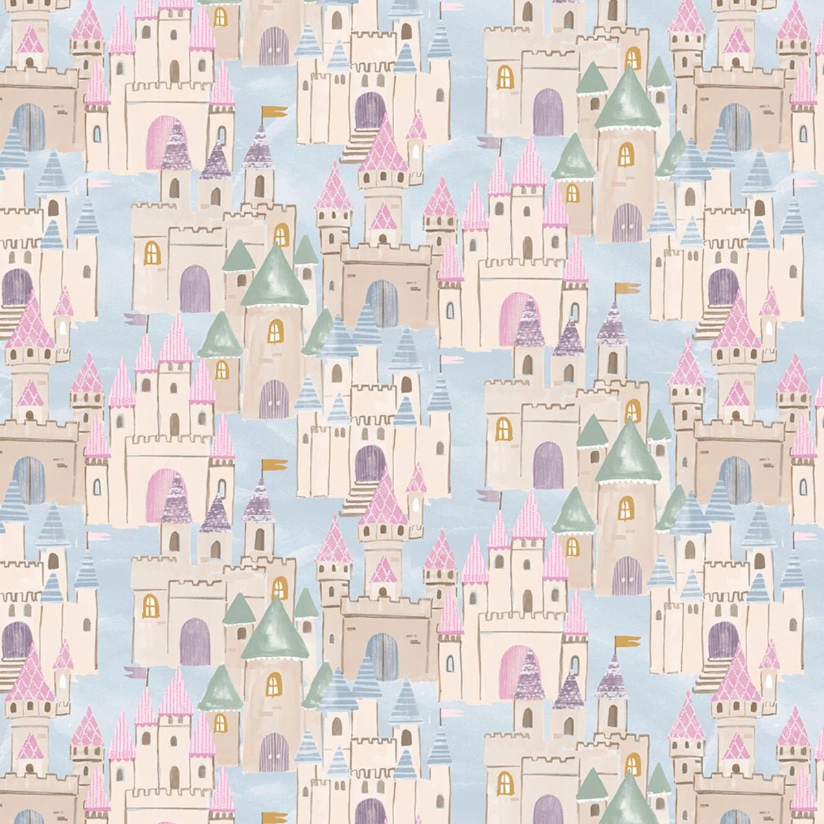 Princess Castle FLANNEL 24536 Enchanting FLANNEL - Mary Jo Fabrics