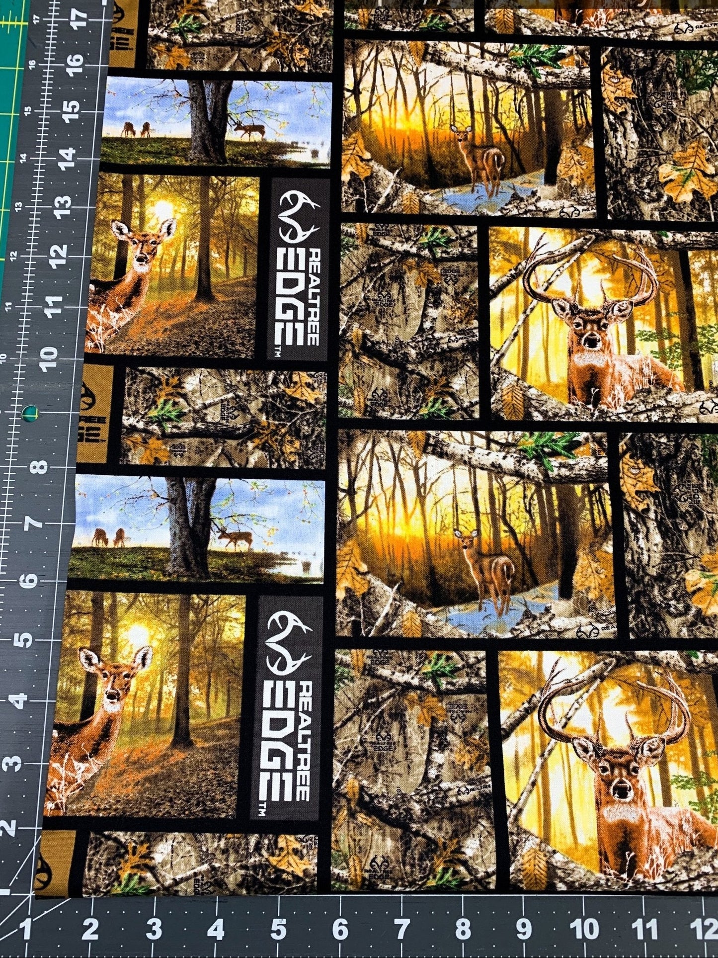 Realtree deer fabric 1170 Edge Box Deer cotton fabric - Mary Jo Fabrics