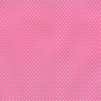 Small White Polka Dot Cotton fabric 0110 - 1989 Rose Pink - Mary Jo Fabrics