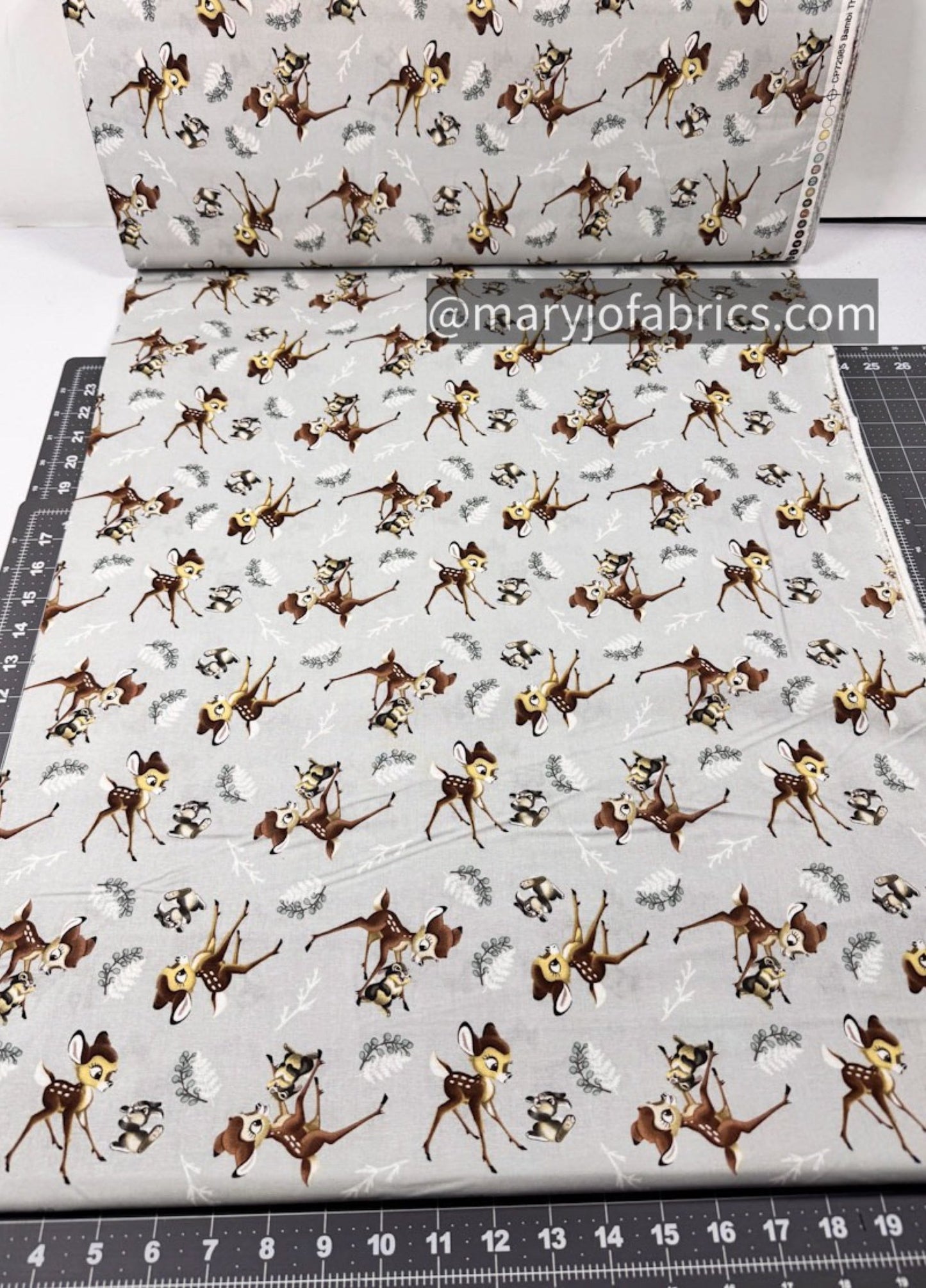 Thumper and Bambi Fabric CP72985 Deer Rabbit - Mary Jo Fabrics