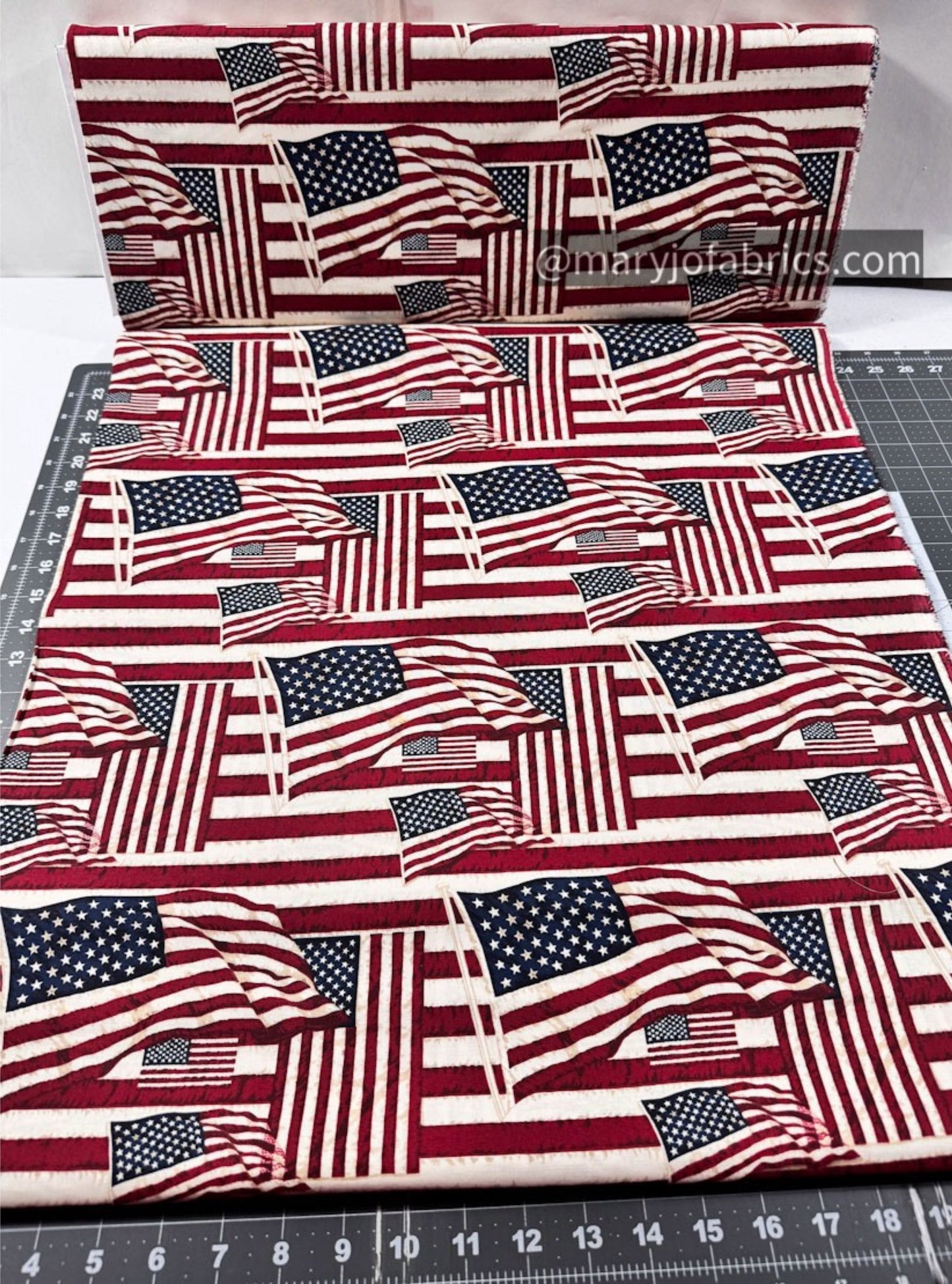 USA Flag Patriotic Fabric 7882 USA Quilt Fabric - Mary Jo Fabrics