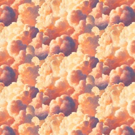 Wilderness Song Sunset Cloud Fabric 4169 Sky Cotton Fabric - Mary Jo Fabrics