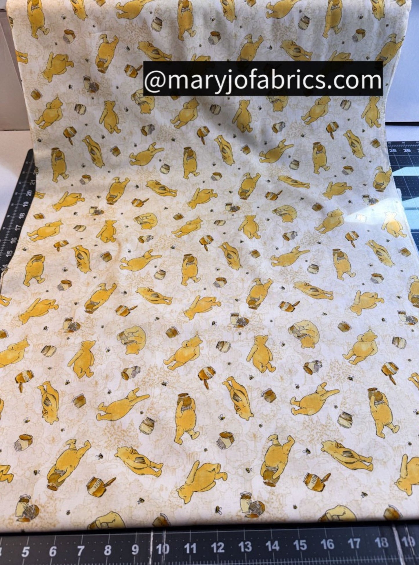 Winnie the Pooh Fabric 8716 - 44 Honey Pot Classic - Mary Jo Fabrics
