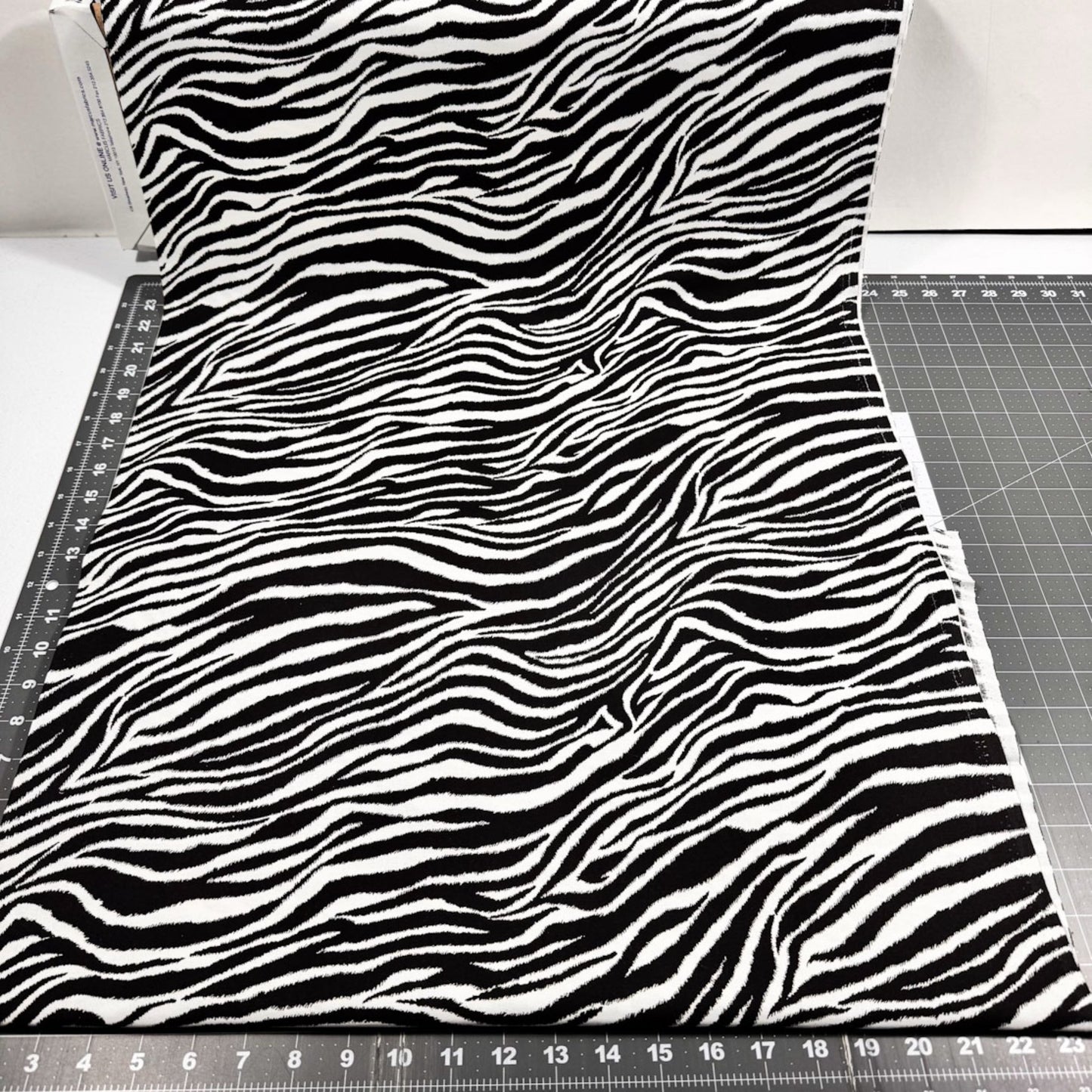 Zebra Fabric R13N525 Zebra Skin Cotton Fabric - Mary Jo Fabrics