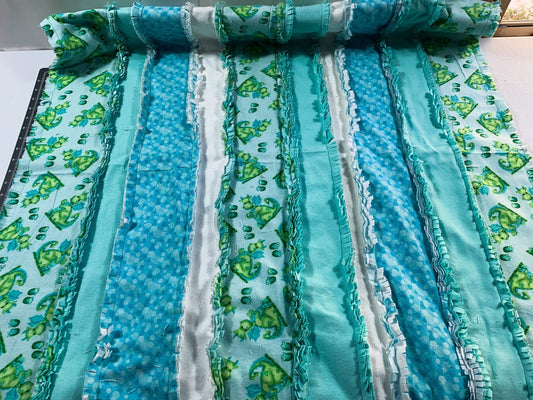 How to make this Baby Dragon Rag Quilt Great Beginner Sewer Project - Mary Jo Fabrics