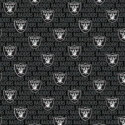NFL Raiders fabric 14498 D NFL fabric Mini Raiders cotton print