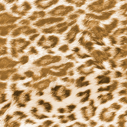 Cream leopard fabric 18008 animal print