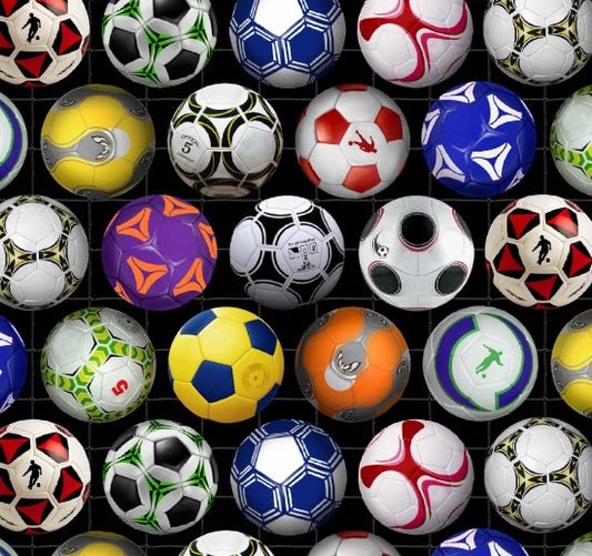 Soccer fabric 276 Sports soccer balls cotton fabric