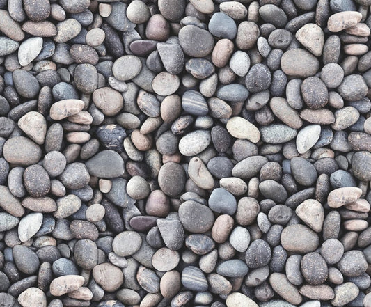 Silver Pebble Fabric 684 Grey Rock Fabric Landscape Medley