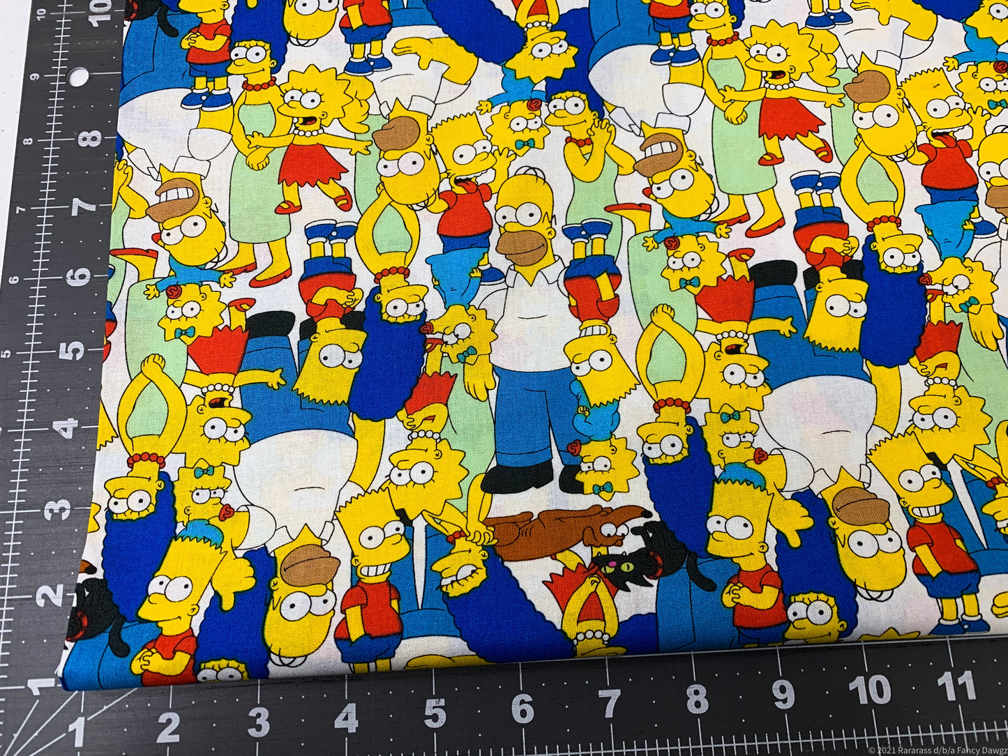 The Simpsons fabric 74551 W Bart Simpson fabric
