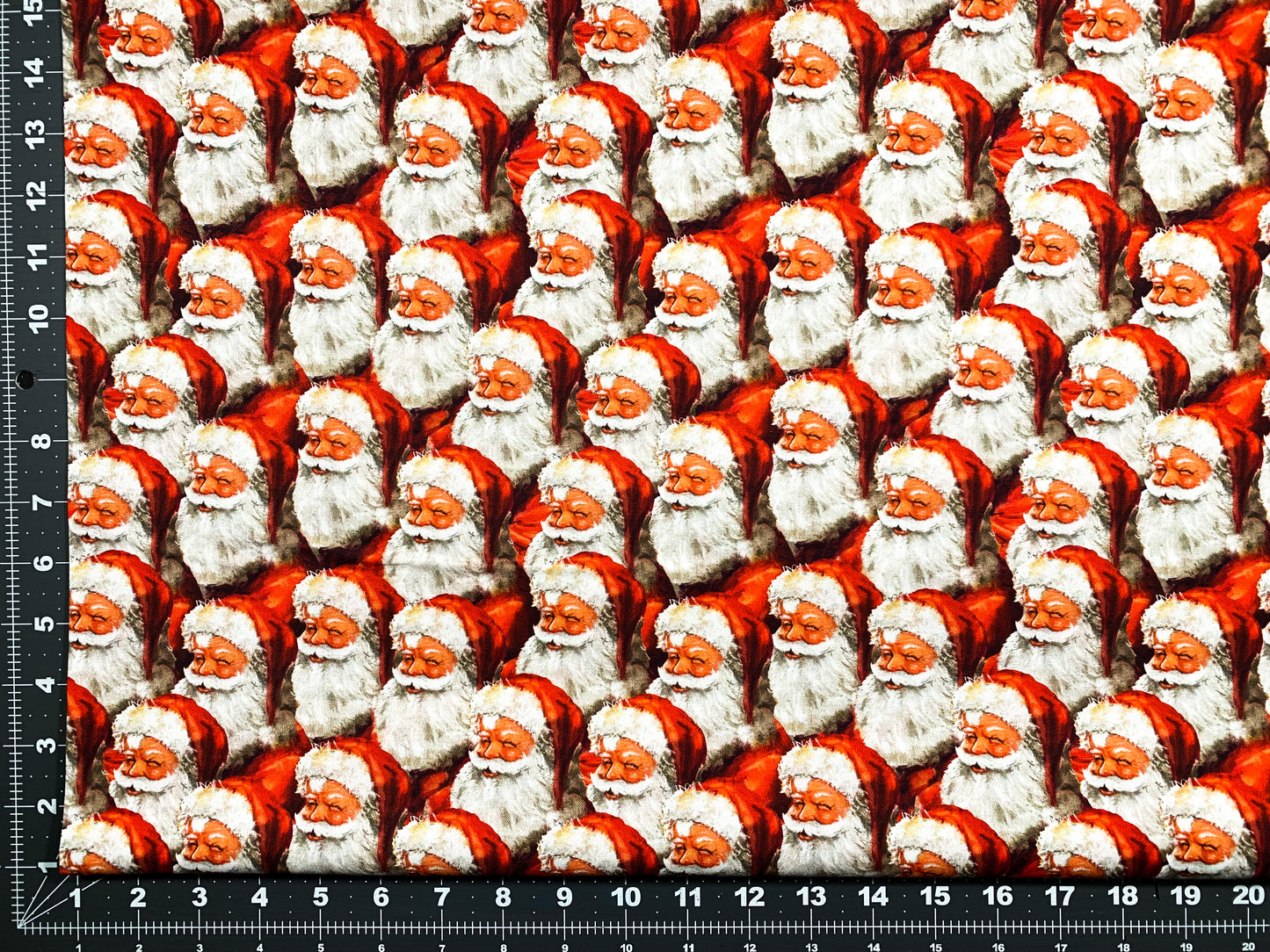 Red Smiling Santa fabric  20873 Christmas fabric