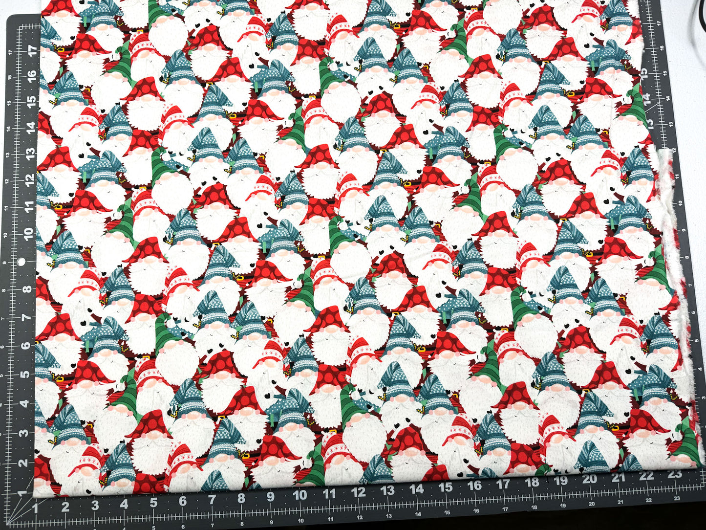 I will be gnome for Christmas fabric Gnomes