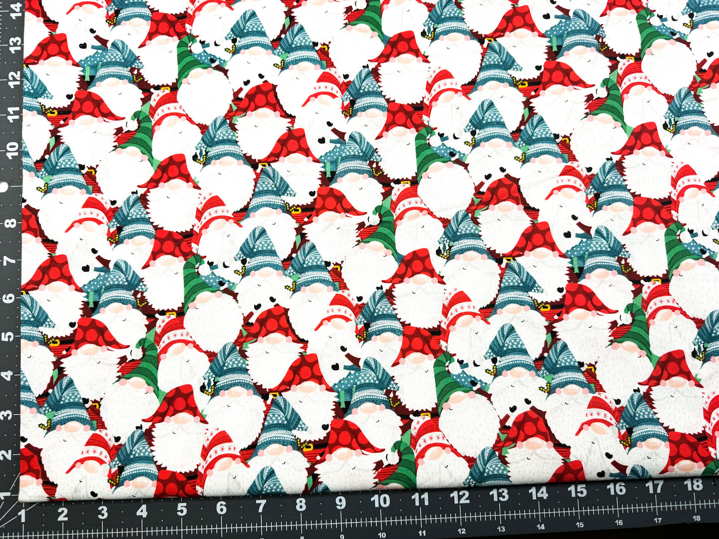 I will be gnome for Christmas fabric Gnomes