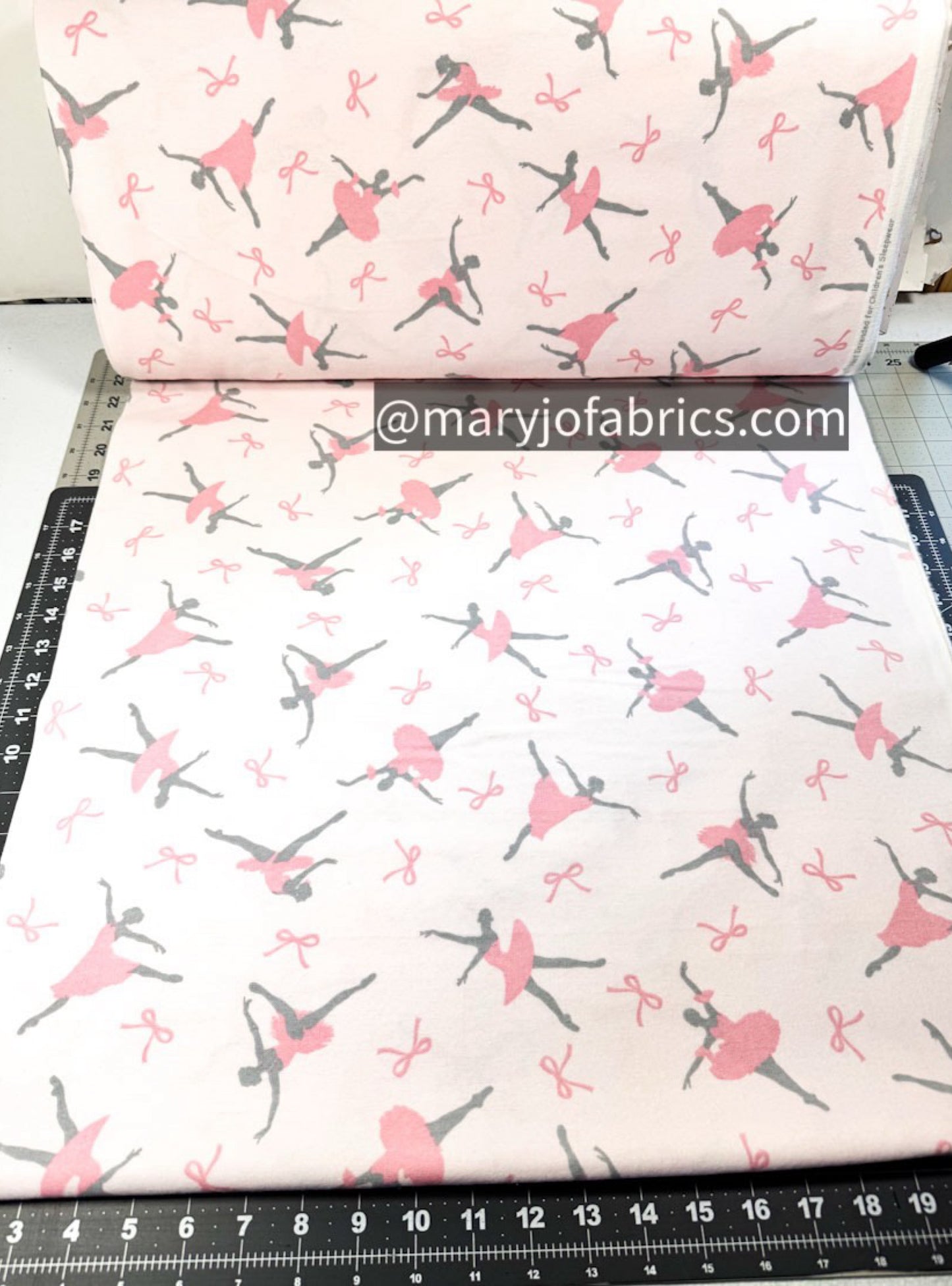 Pink Ballerina FLANNEL 1065-22 Dance