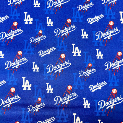 LA Dodgers fabric 60454-B Small Los Angeles Dodger fabric MLB Cotton