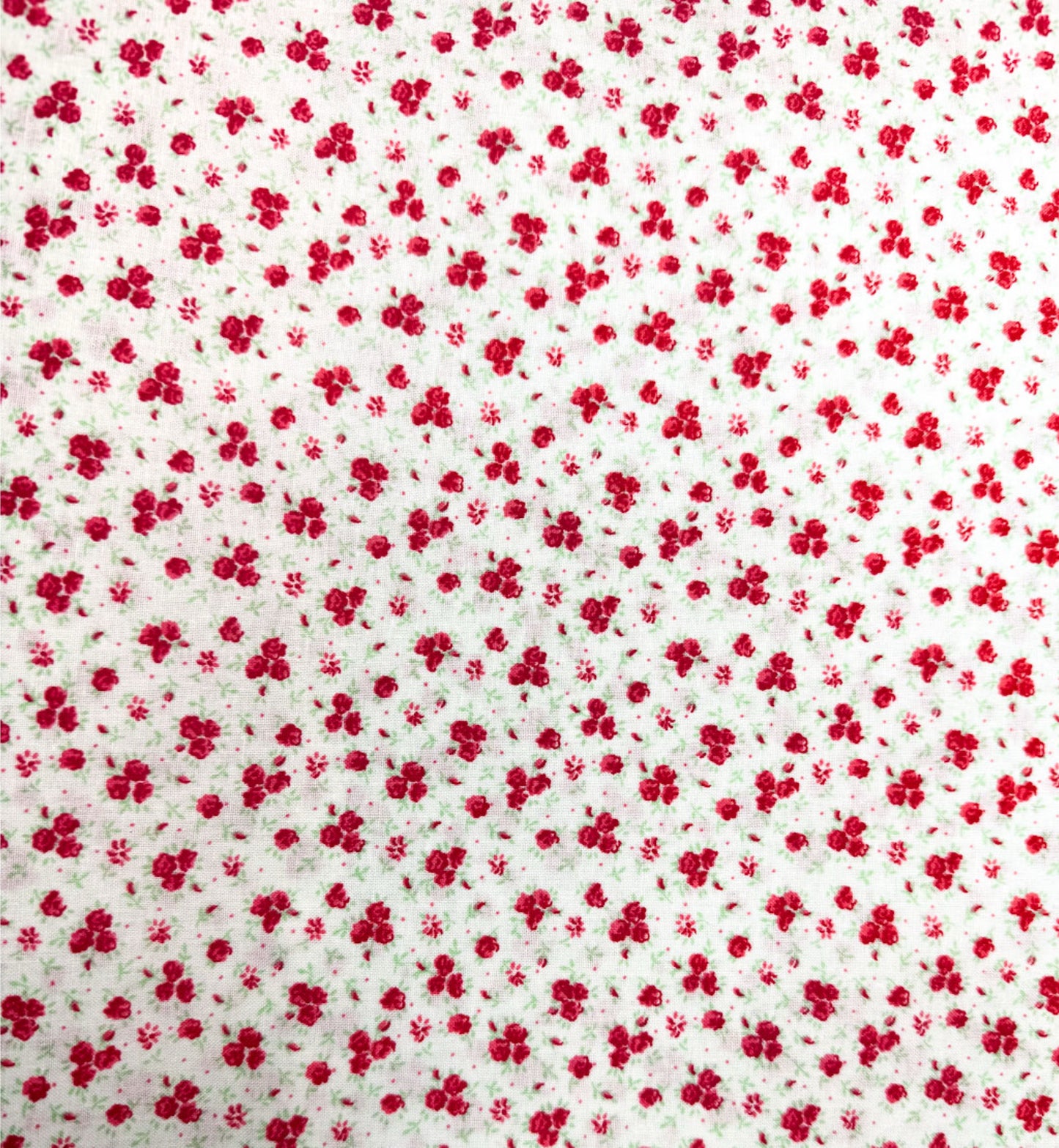 Wild Flower Fabric 45584 Red and Pink Floral