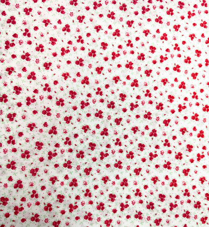 Wild Flower Fabric 45584 Red and Pink Floral