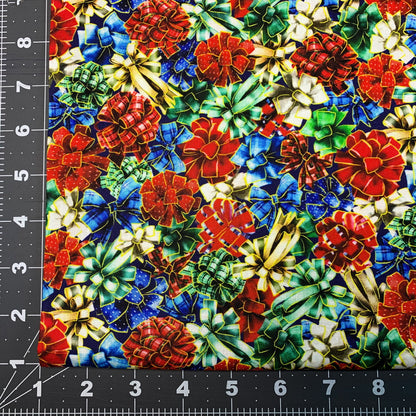 Holiday Bow Christmas Fabric 59-8931 Noel Red Bows