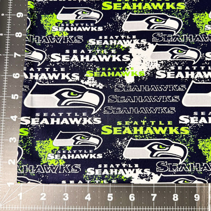 Seattle Seahawks Fabric 70103 NFL Seattle Fabric Distressed