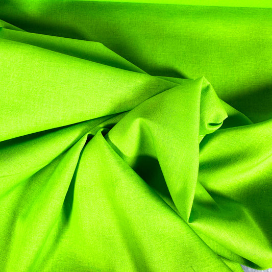 Solid Apple Green Cotton Fabric 62486 Lime Green Fabric