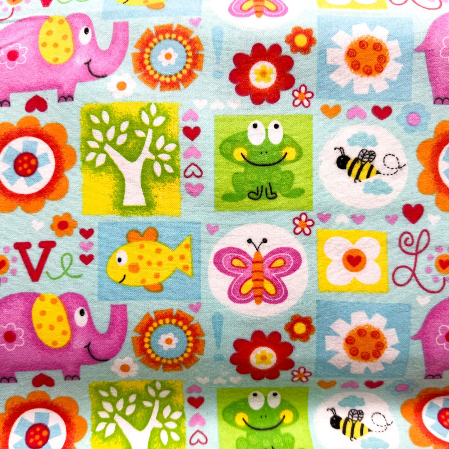 Fun Alphabet Cotton Flannel Mary Jo Fabrics