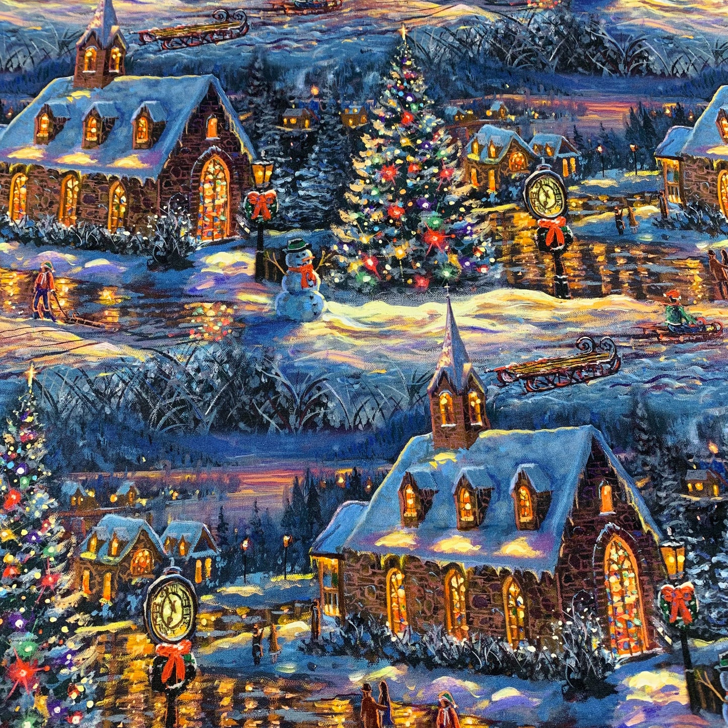 Christmas cotton fabric