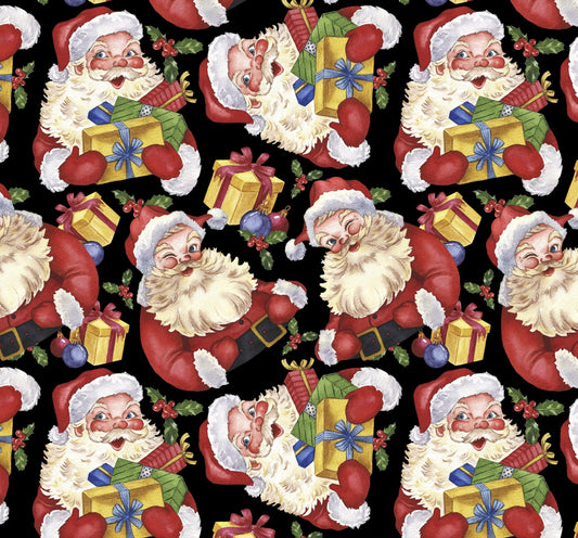 Giving Santa Claus Fabric DX-8735 Christmas Santa