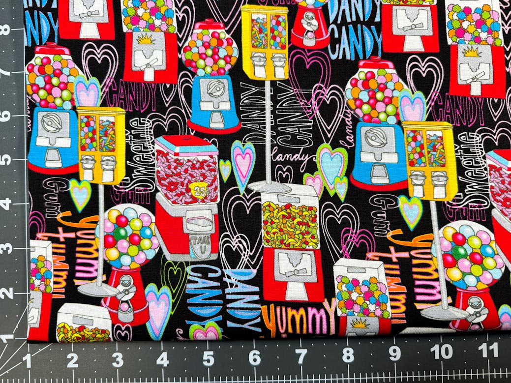 Gumball Machine fabric CD1773 Yummy Candy fabric
