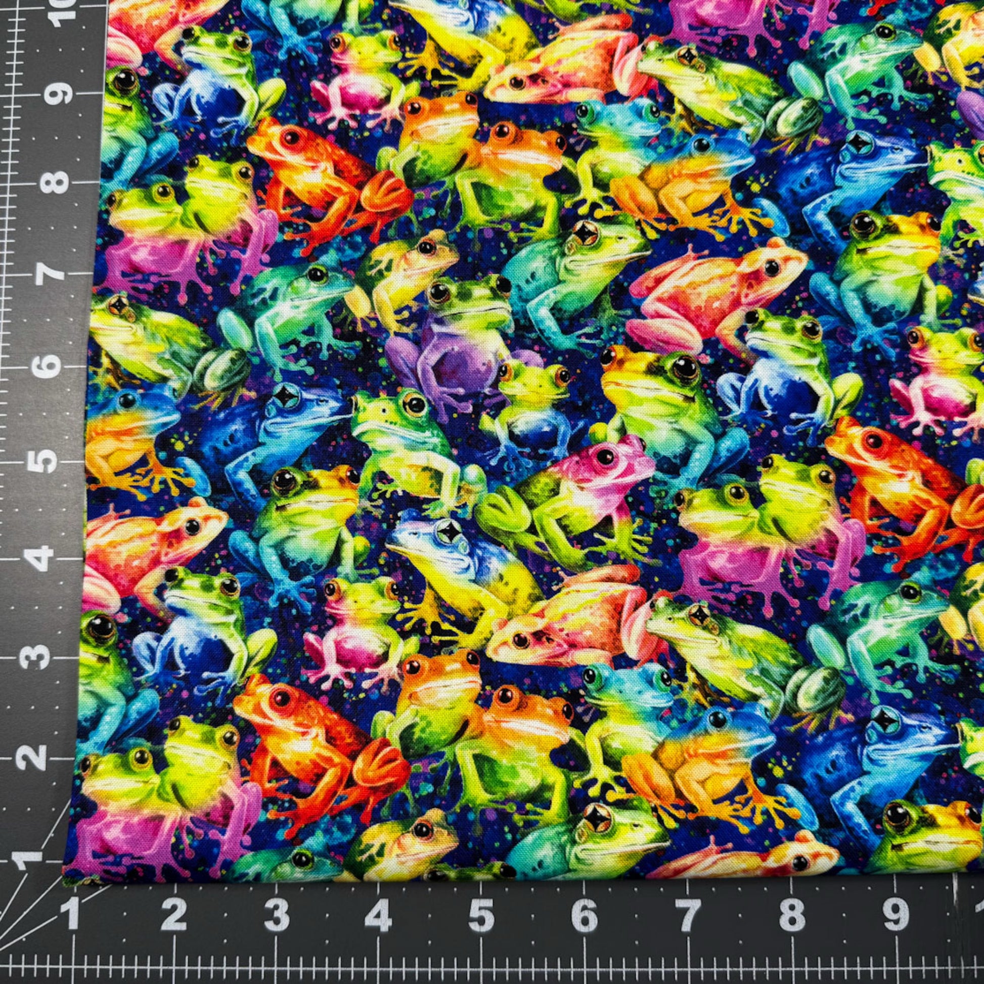 Beautiful frog cotton fabric Mary Jo Fabrics