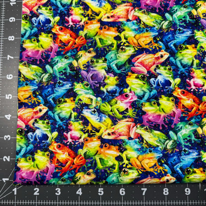 Beautiful frog cotton fabric Mary Jo Fabrics
