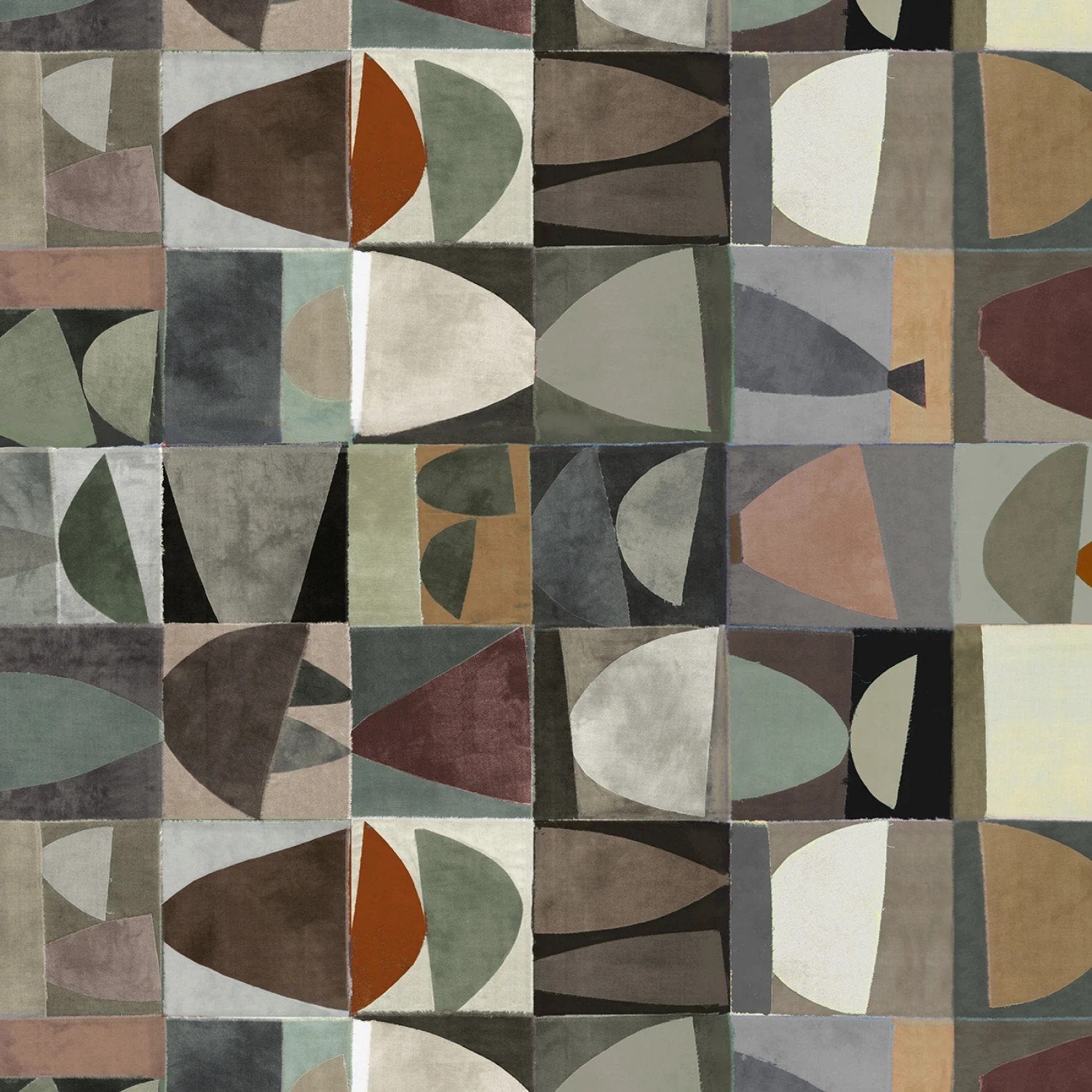 Abstract FLANNEL 54548F-8 Baked Clay The Flannel One - Mary Jo Fabrics
