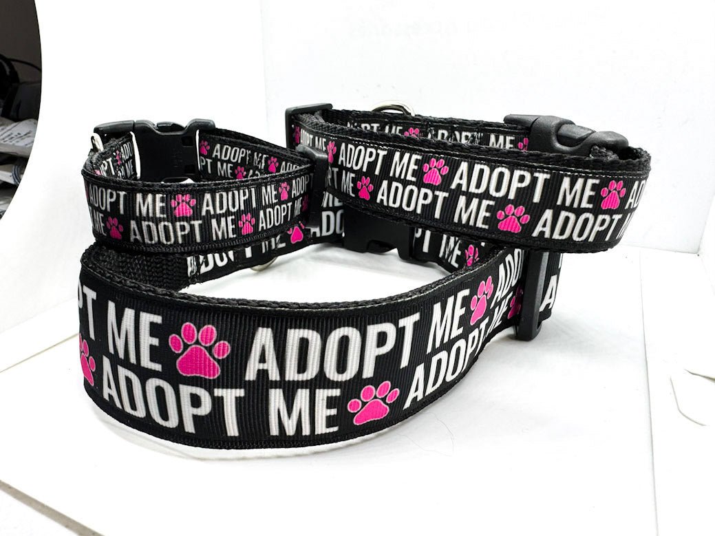 Adopt Me Collar Adjustable - Mary Jo Fabrics