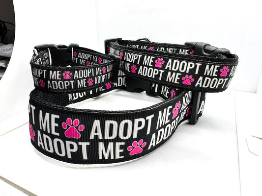 Adopt Me Collar Adjustable - Mary Jo Fabrics