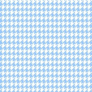 Baby Blue Houndstooth FLANNEL 0014-1 Blue Flannel