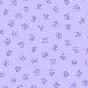 Purple Swirl Polka Dot FLANNEL 0019-55 Baby Flannel