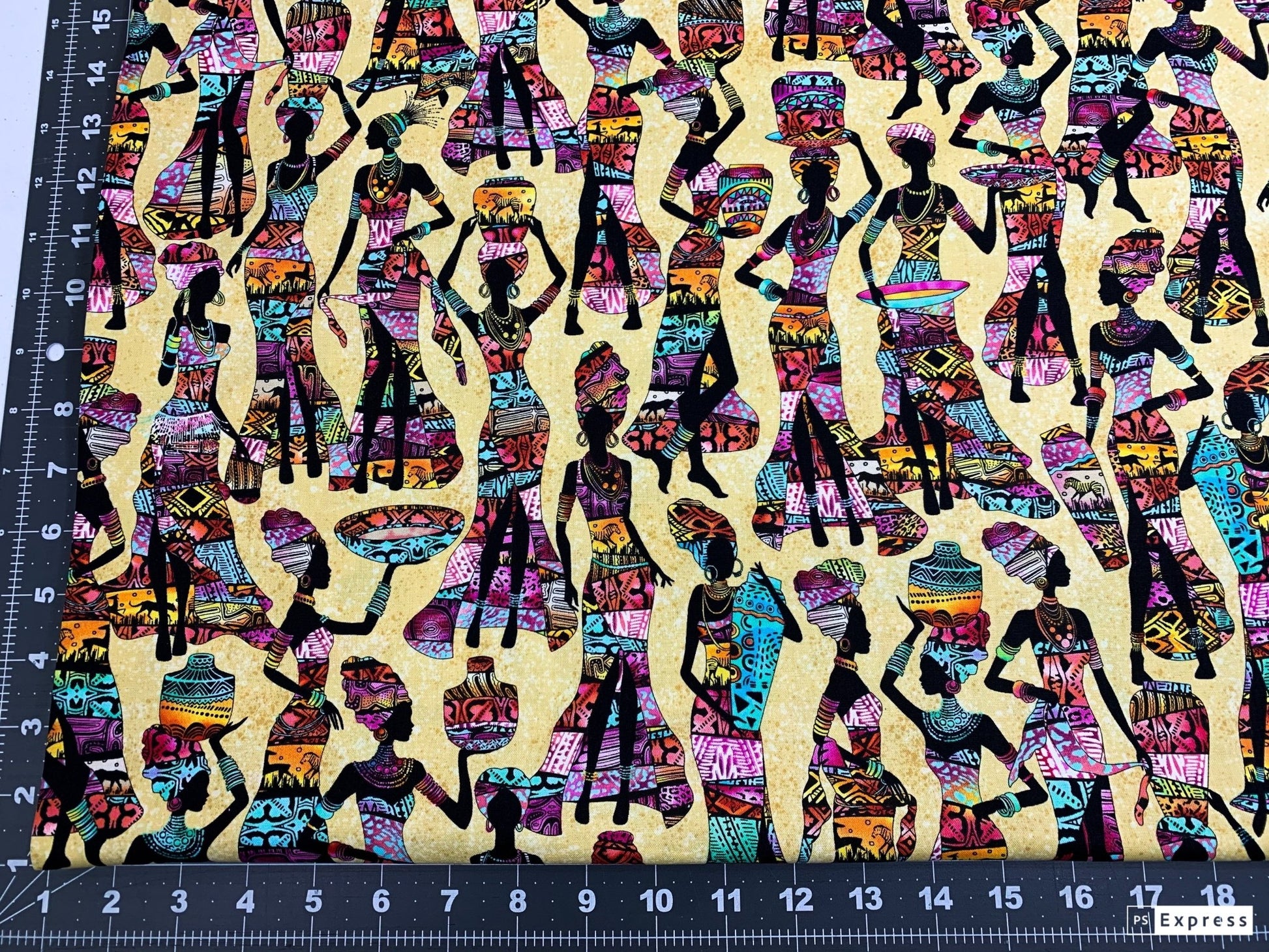 African Women fabric C7420 African ladies - Mary Jo Fabrics